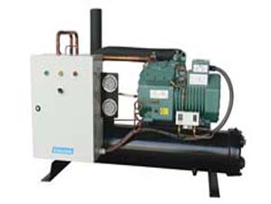 蒸發冷螺桿低溫機組單機頭